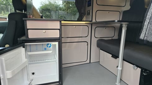 Ebony – 4 berth Toyota campervan from 2009