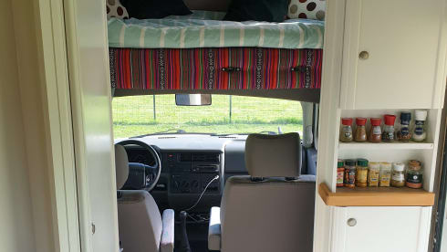 Volkswagen T4 Karmann Camper with round seat