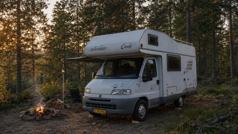 Sjezen mit Sjef, dem Familiencamper