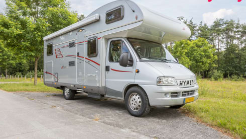 Alcôve Hymer 4 personnes de 2006