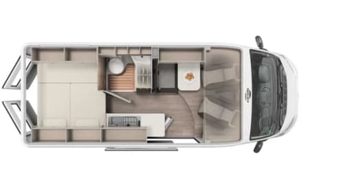 CampChamp – Brand new Campervan from 2024 with Skyloft, air conditioning and much more!