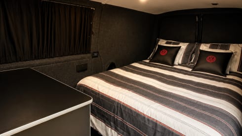     Premium VW Campervan with Full-Width Bed