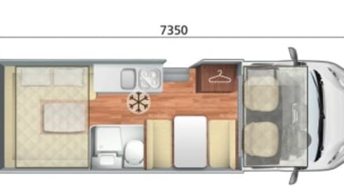 Walnut- – Luxury 6 berth Motorhome!