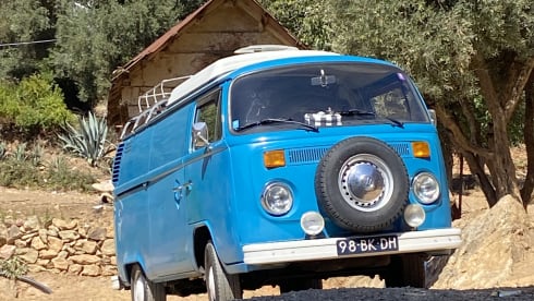 Blue  – Blauwe Volkswagen campervan uit 1978