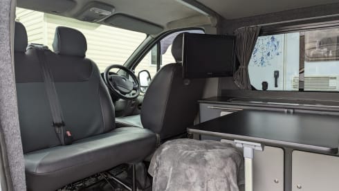 VERN  –  2 Berth  Modern Vauxhall Vivaro Camper 