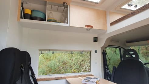 Boxer XL for tall people, surf camper with large garage