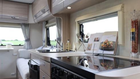 Saltburn motorhome hire  – 6 berth Fiat bus from 2021
