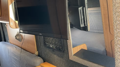 Movano – 2 berth Vauxhall Movano campervan with many extras!
