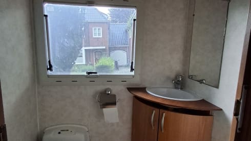 jolie alcôve pour camping-car familial