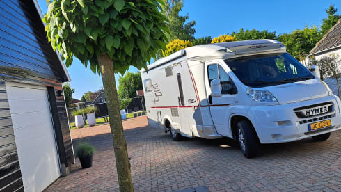 Ons gezellige huisje op wielen  – 3p Hymer semi-integrated from 2008