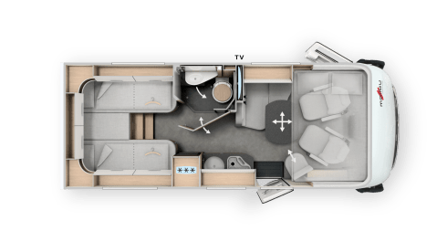 P1 – Carthago Malibu 441 KB LE - 4 Berth 