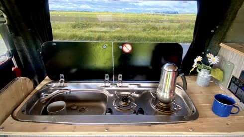Kasper – Classic 90s VW T4 with heating & wood panelling - Penrith / Lake District 