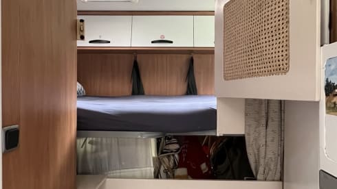 Sfeervolle off-grid gezins alkoof