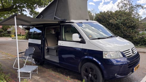Rugged VW T5 camper van