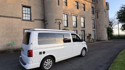 Caledonia  – VW custom campervan hire from Edinburgh Airport - Highlands Scotland 
