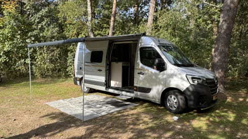 Camper van (2024), 2 berths and swivel module bike carrier