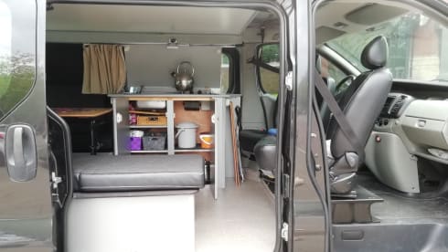 A comfortable and compact Renault Trafic.