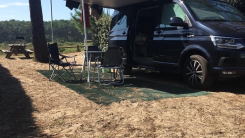 Calli – VW California met fietsenrek