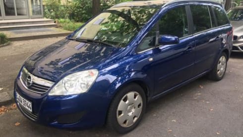 Opel Zafira – Camping pour deux personnes