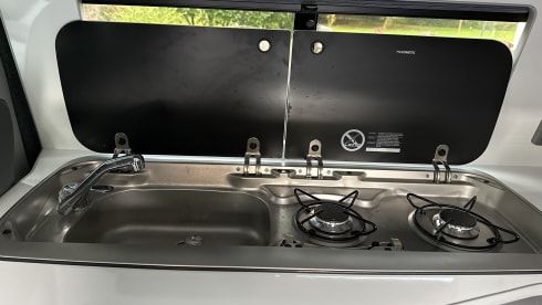 Olaf – Volkswagen campervan 2021, 4 berth, air awning available.