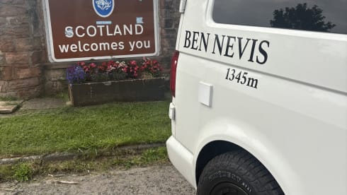 Ben Nevis  – Insurance included custom Volkswagen camper from Edinburgh airport 