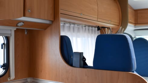 2 to 4 person Bürstner camper for the perfect holiday