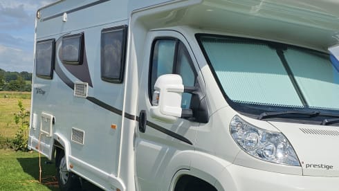 Elddis Prestige Motorhome 4 Berth Overcab Bed U-Shaped Lounge