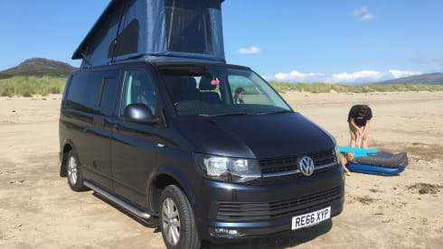 4 berth Volkswagen campervan 2016 6 speed, unique wooden interior