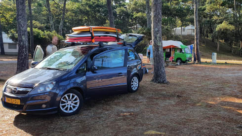 DTBD 140S roof tent + Opel Zafira