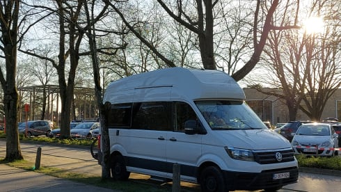 White Beauty – 2p Volkswagen bus uit 2022