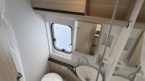 Adria campervan for 2 people