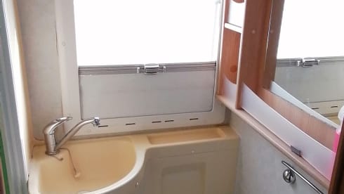 Capitano – The Captain's camper is already ready to leave.