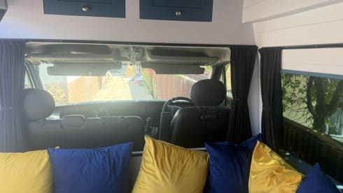 Roxy – 3 berth Renault master high top long wheelbase camper van from 2007