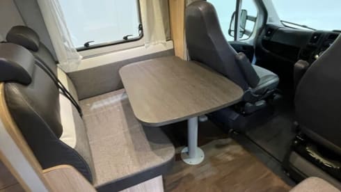 Ernie – 4 berth Sunlight T68 with end bedroom insurance included 
