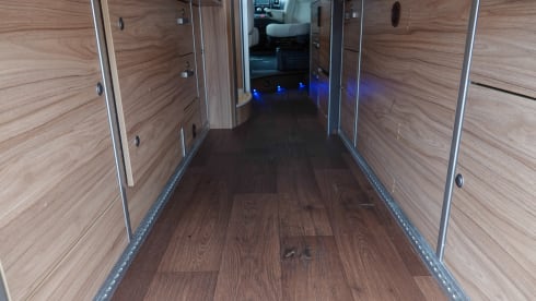 Luxury HYMER camper van 