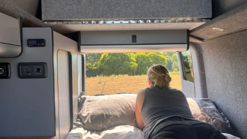 Jean  – 4 berth Volkswagen Transporter T6.1 POP Top campervan from 2020