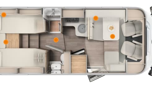 Teilintegriertes Wohnmobil CARADO T447 - Edition 15 zu vermieten