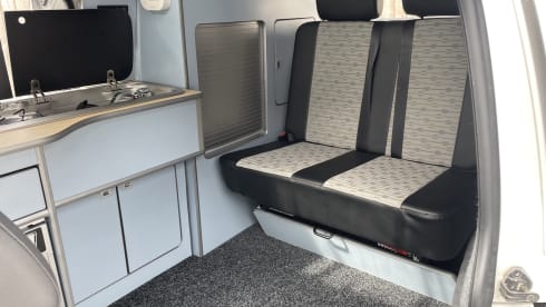 Caddy  – VW Caddy Maxi Micro Campervan. 4 Berth. 