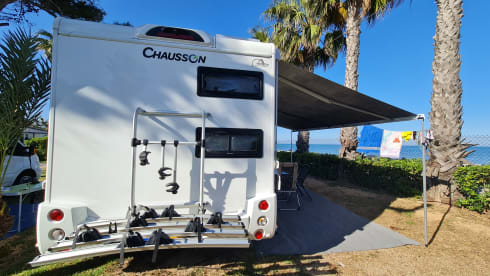 Luxe Familiecamper – Luxury Family Camper, Sleeps 6, Air Conditioning, Wifi