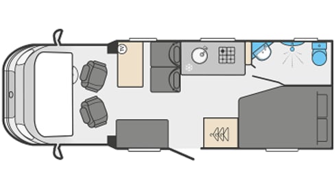 EFP – Swift Voyager 564 Luxury Fixed Bed