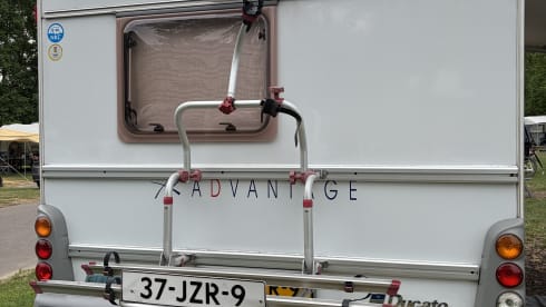 Neat, reliable, and compact 4-seater semi-integrated motorhome from 2002