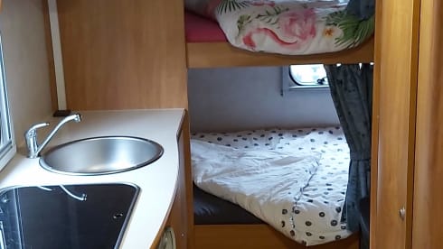 Spacious family camper