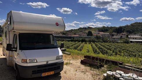 6 persoons gezinscamper – Fiat Alcove a 6 posti del 1998