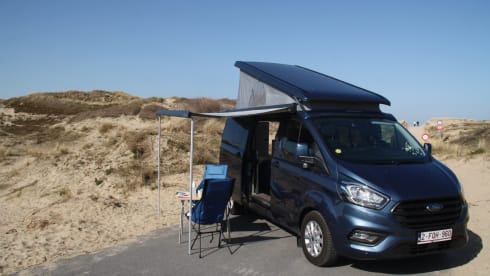 Dries – Ford Nugget plus 4p (push roof) ideal for road trip/free camping