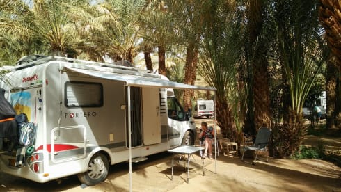 Nice compact sporty Dettleff camper for rent.