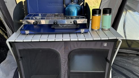 Lillibet – Adventure Ready – Stunning Bayleaf Green VW T6.1, 4 Berth – Pets Welcome