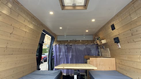 Cassie with the Great Chassis  – 2 Berth Spacious yet Cosy Van Conversion