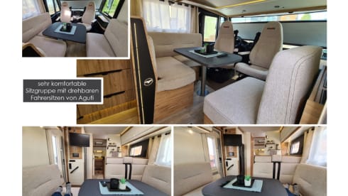 Schiff – Fully equipped luxury vehicle for up to 4 people, permitted total weight 4.4t