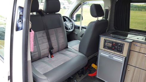Transporter-Saurus-Rex – Transporter-Saurus-Rex... a 4 berth Volkswagen campervan from 2010