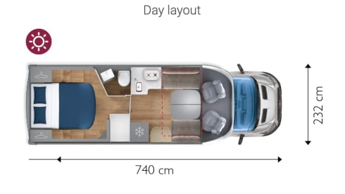 Fully equipped and brand new motorhome